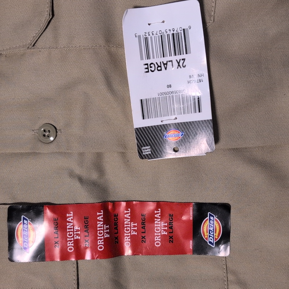 Dickies khaki short sleeve
